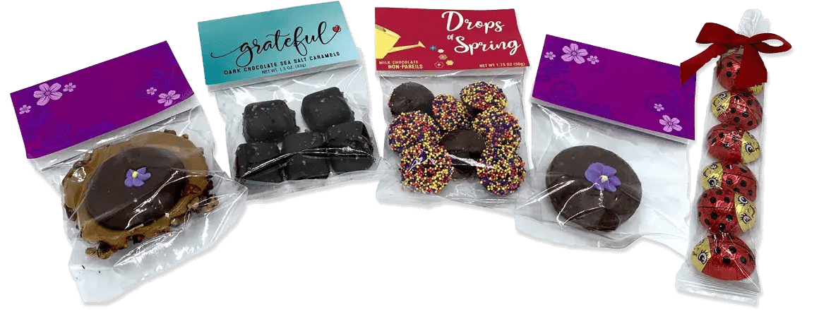 crimp bottom bags with headers